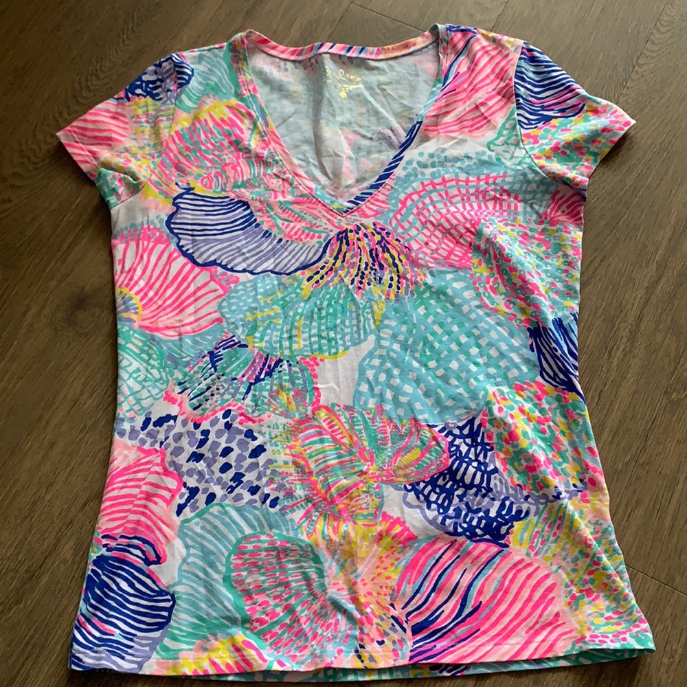 Size M Lilly Pulitzer Cotton Tee